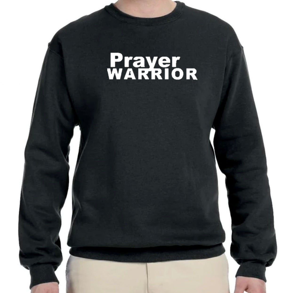 PRAYER WARRIOR Sweatshirt (Neutral Colors)